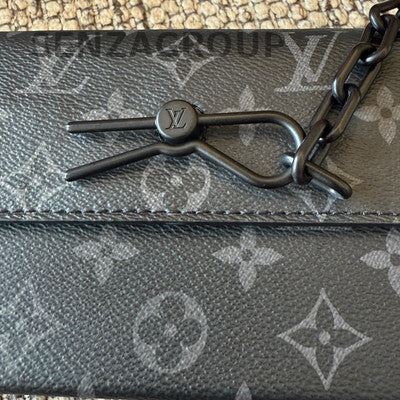 Louis Vuitton Steamer Monogram Messenger Bag Black Unisex