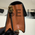 Louis Vuitton Daphne Classic Monogram Brown Gold Buckle Shoulder Bag Women
