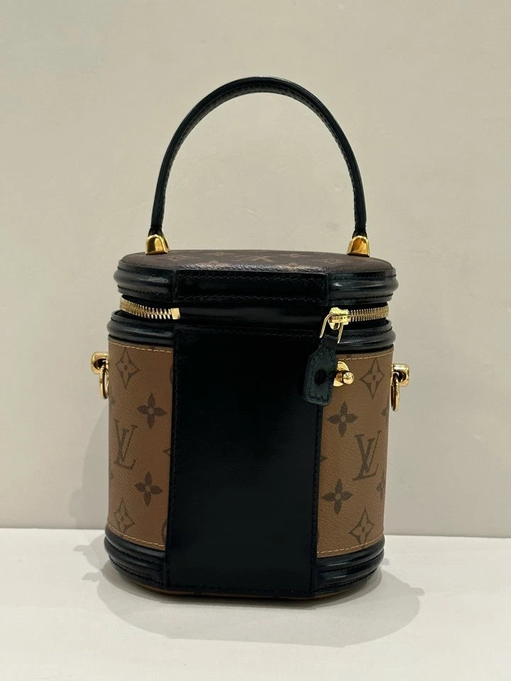 Louis Vuitton Canvas Chip Bucket Handbag For Women