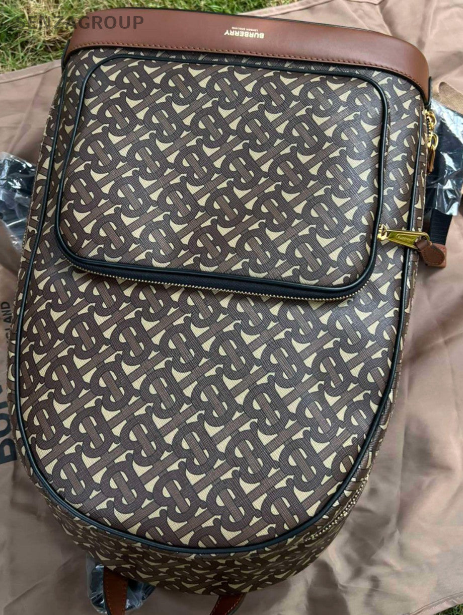 Burberry Backpack Shoulder Bag Brown Brand New Unisex Adults