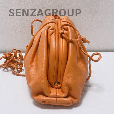 Bottega Veneta POUCH Orange Mini Crossbody Bag Women Classic Fashion