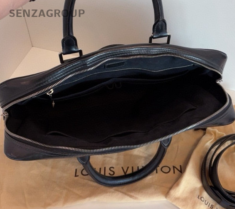 Louis Vuitton Damier Satchel Top Handle Shoulder Bag Crossbody Unisex Adults