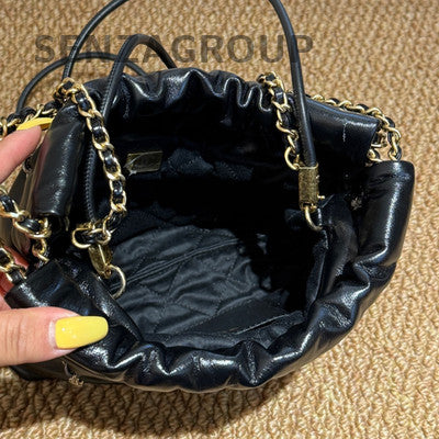 Chanel 22 Bag Mini Trash Bag Chain Shoulder Crossbody Bag Women
