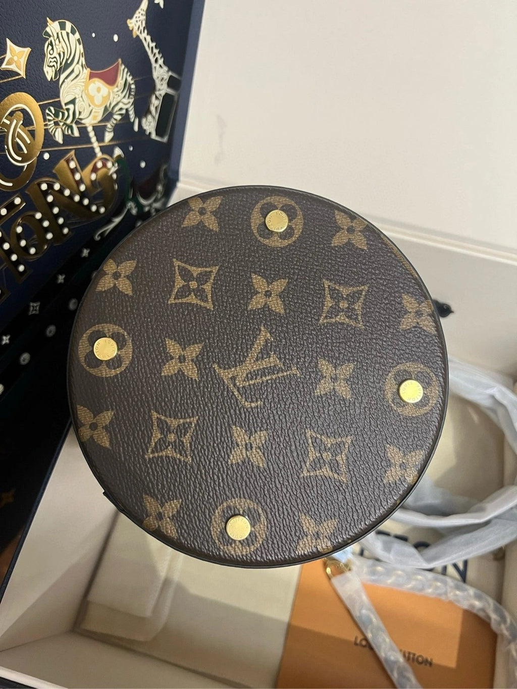 Louis Vuitton Singapore Limited Edition Canvas Bucket Bag For Women