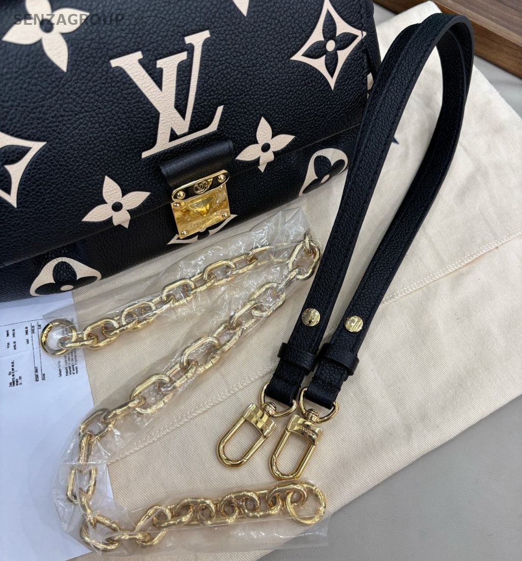 Louis Vuitton Favorite Calfskin Monogram Chain Shoulder Bag Crossbody Used Women