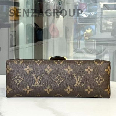 Louis Vuitton Locky Handbag Shoulder Bag Brown Gold Women Classic