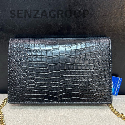 Saint Laurent YSL Kate Small Black Gold Tassel Chain Shoulder Bag