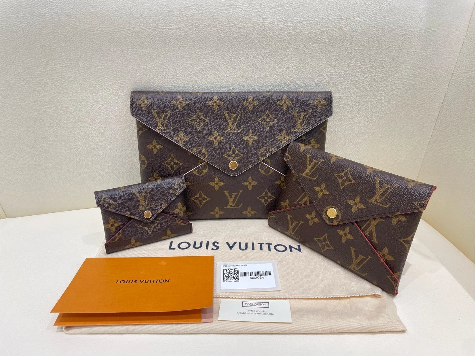 Louis Vuitton Monogram Canvas Kirigami Pochette Clutch Bag For Women