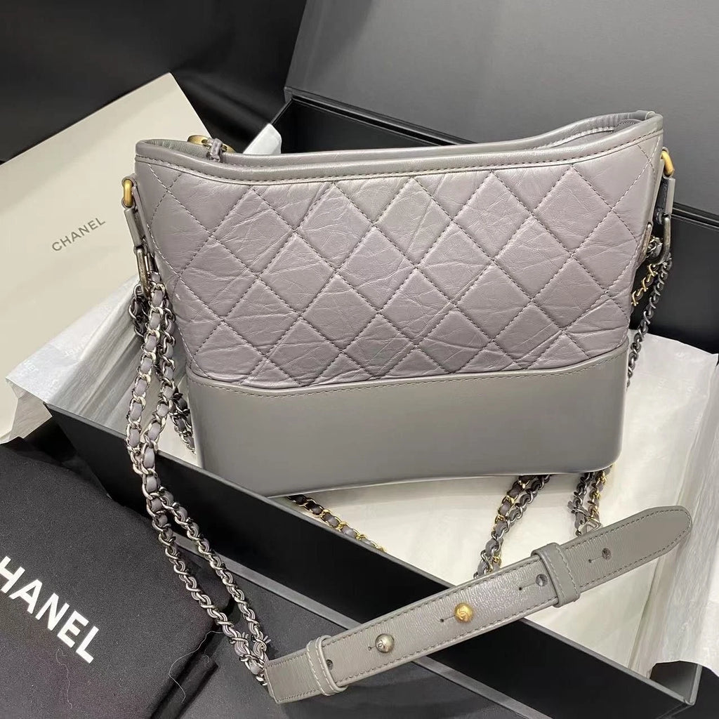 CHANEL Medium Gray Gabrielle Shoulder Bag For Women