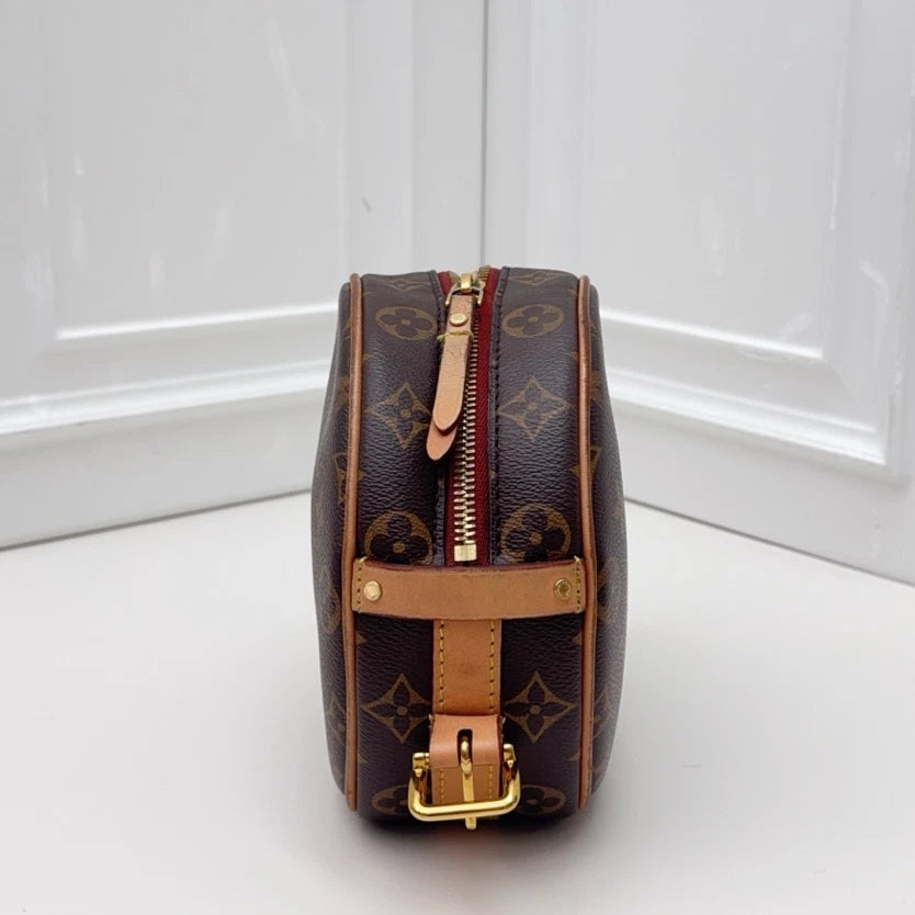 Louis Vuitton Monogram PM Shoulder Crossbody Bag Brown Women Classic