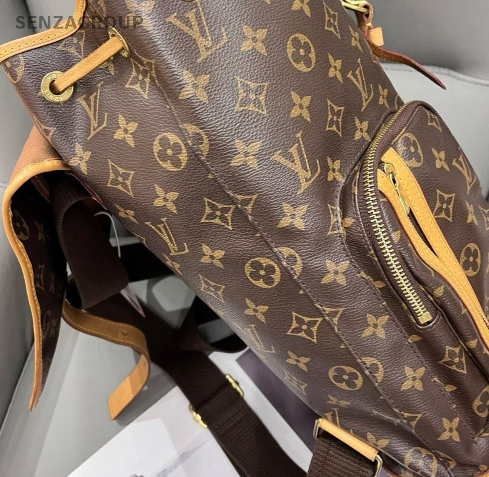 Louis Vuitton  Bosphore Monogram Backpack Brown Gold Used Unisex Adults Classic