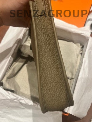Hermès Mini Evelyne Bag Beige Silver Hardware Women's Fashion Crossbody