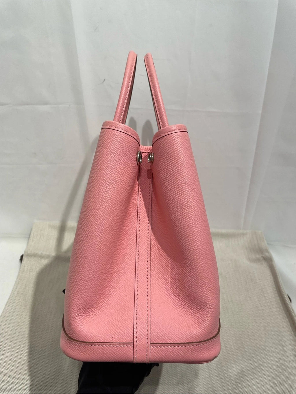 Hermes Canvas Garden Party30 Tote Bag For Women