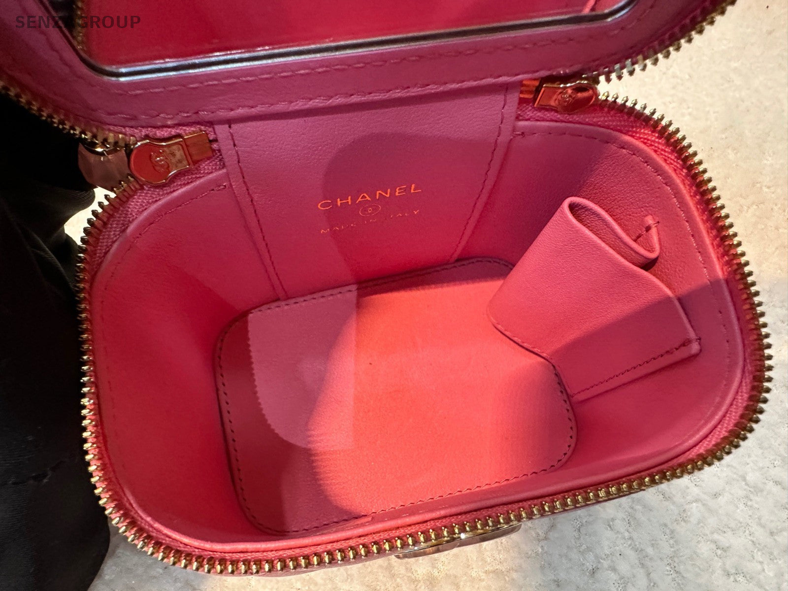 CHANEL Vanity Box Sweet Series Chain Shoulder bag Crossbody Pink Women