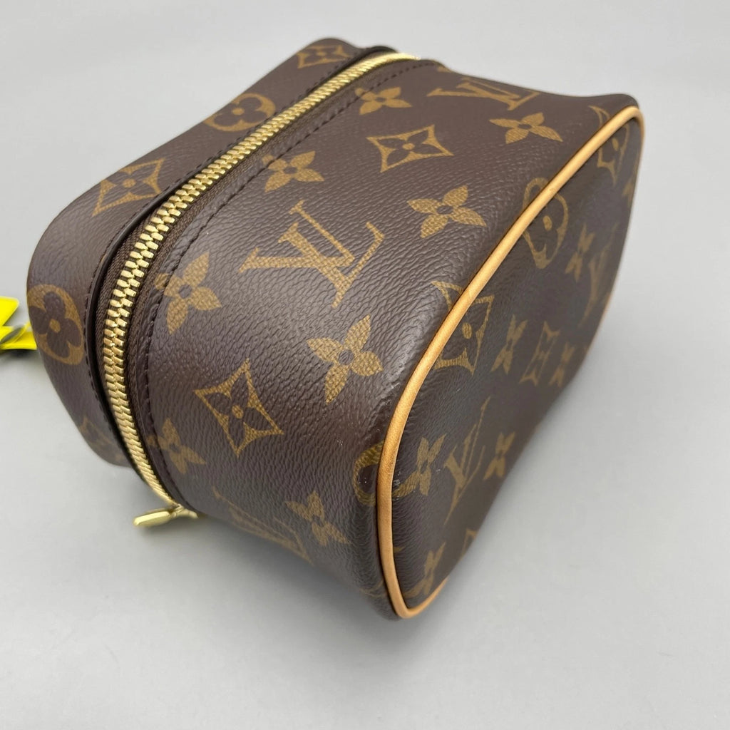 Louis Vuitton Nano Monogram Canvas Cosmetic Case For Women