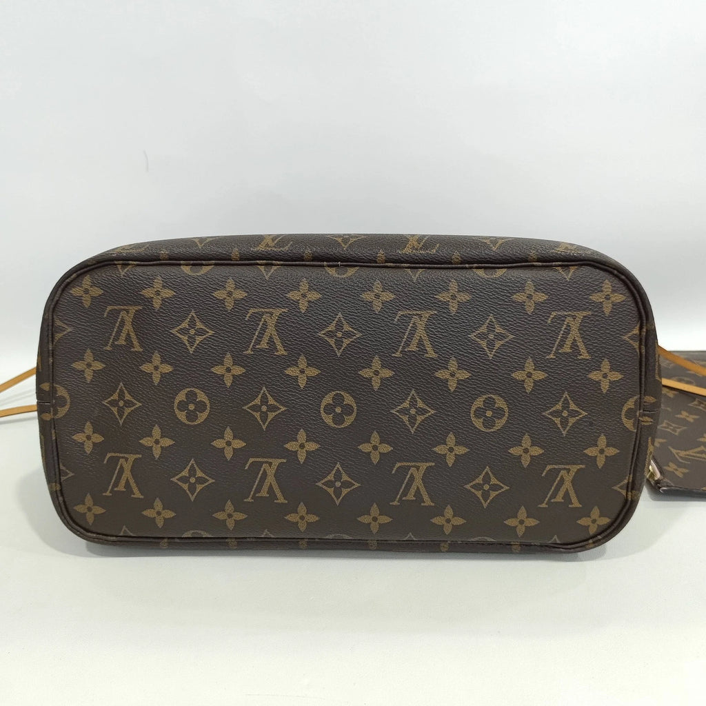 Louis Vuitton Medium Neverfull Tote Bag With Pouch For Women