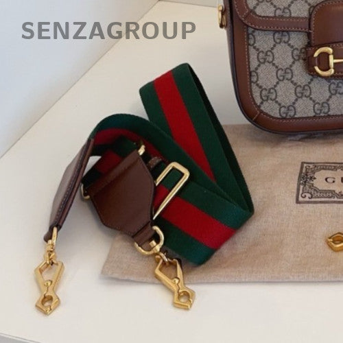 Gucci Horsebit 1955 Mini Shoulder Bag Crossbody Brown Gold Used Women Classic