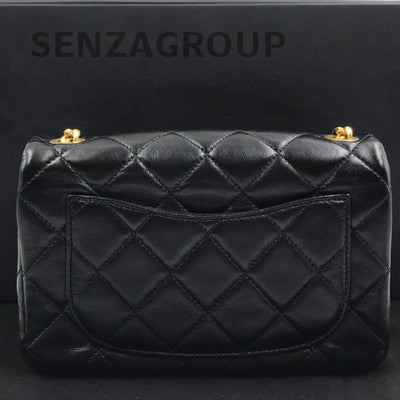 Chanel Lambskin CF Mini Flap Bag - Women's Fashion Shoulder Crossbody