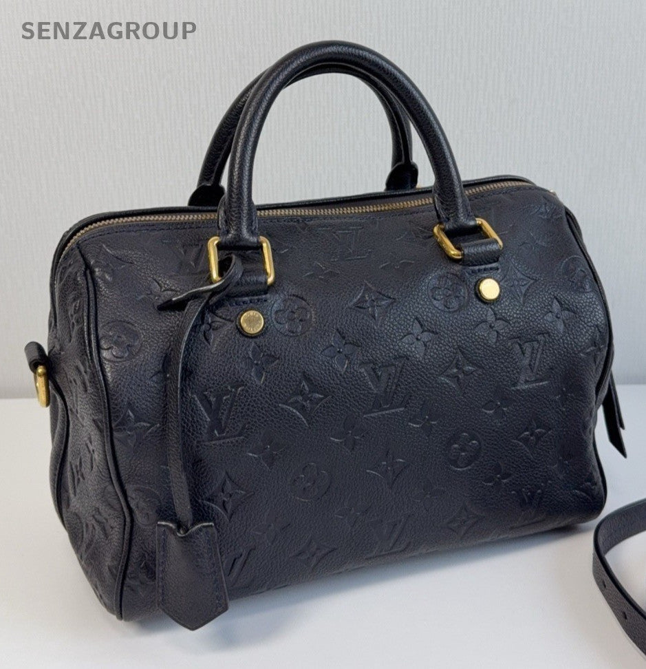 Louis Vuitton Speedy25 Monogram Top Handle Bag Crossbody Women