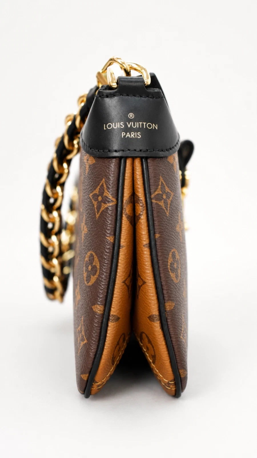 Louis Vuitton Twinny Monogram Canvas Shoulder Bag Crossbody Excellent