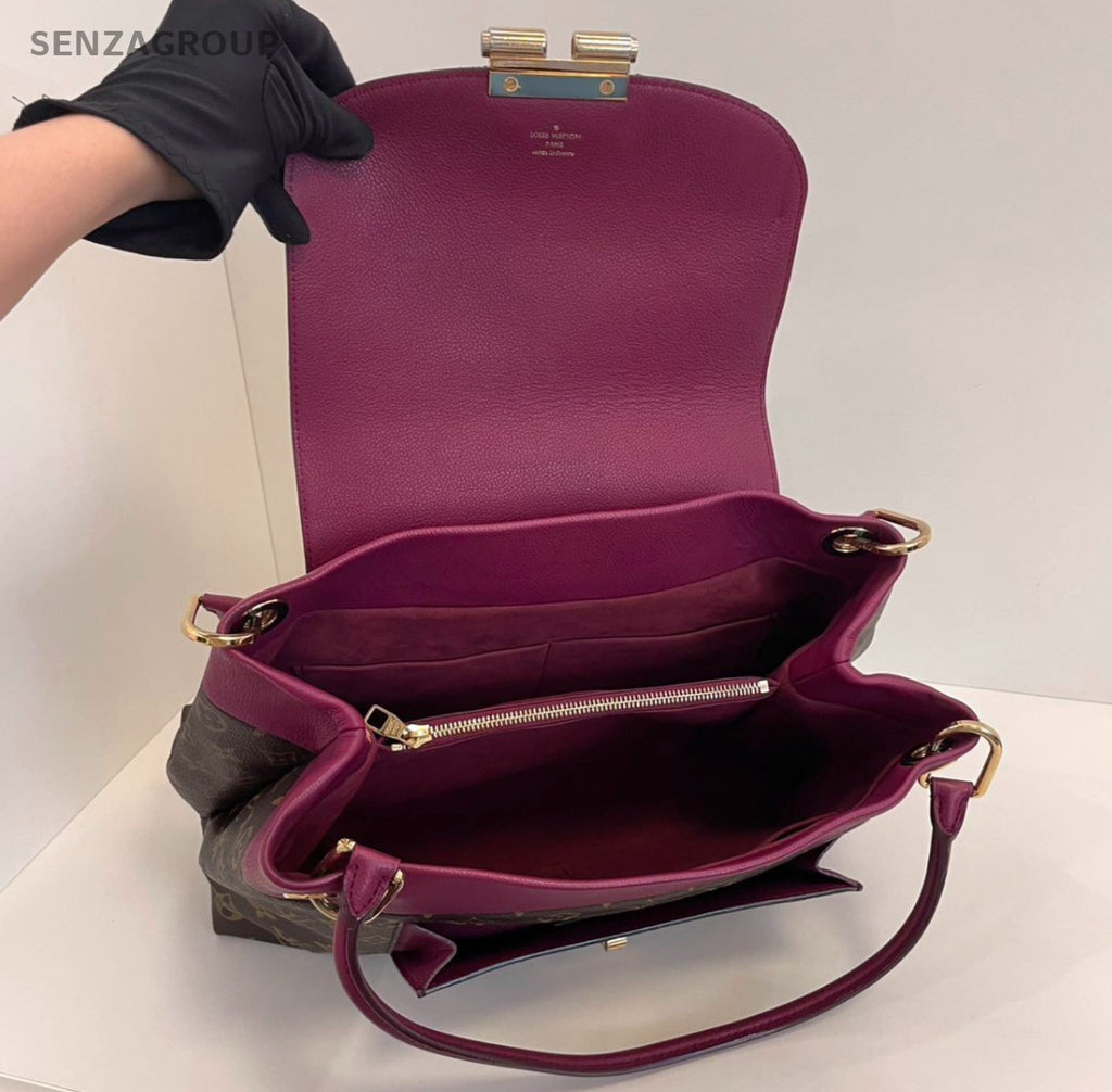 Louis Vuitton Olympe Monogram Top Handle Bag Shoulder Bag Brown Women Classic