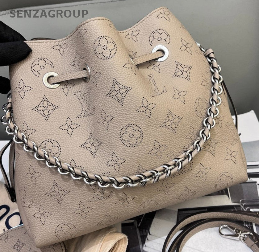 Louis Vuitton Bella  Shoulder Bag Crossbody Gray Silver Used Women Classic