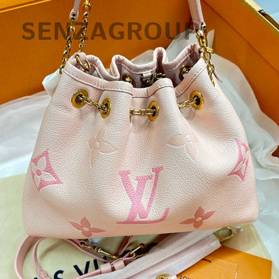 Louis Vuitton Pochette Monogram Empreinte Leather Pink Women's Shoulder Bag