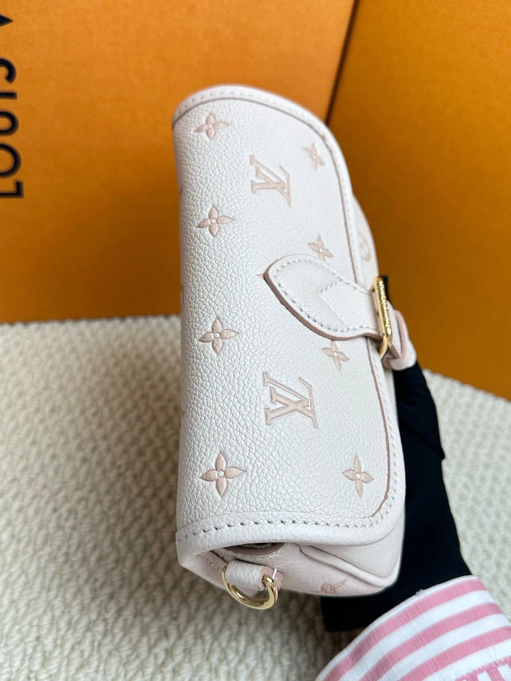 Louis Vuitton Strawberry Milk Nano Diane Monogram Shoulder Bag