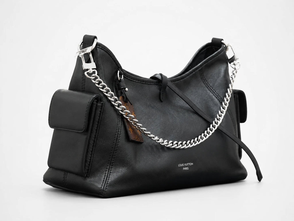 Louis Vuitton Carryall Black Shoulder Bag Excellent