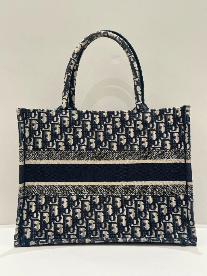 Authentic Dior Monogram Canvas Tote Bag For Women