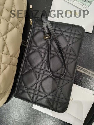 Dior Toujours Medium Beige Gold Hardware Cannage Tote Bag Classic Women