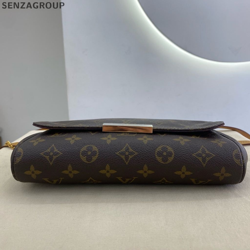 Louis Vuitton Monogram Shoulder Crossbody Bag Brown Classic Women's