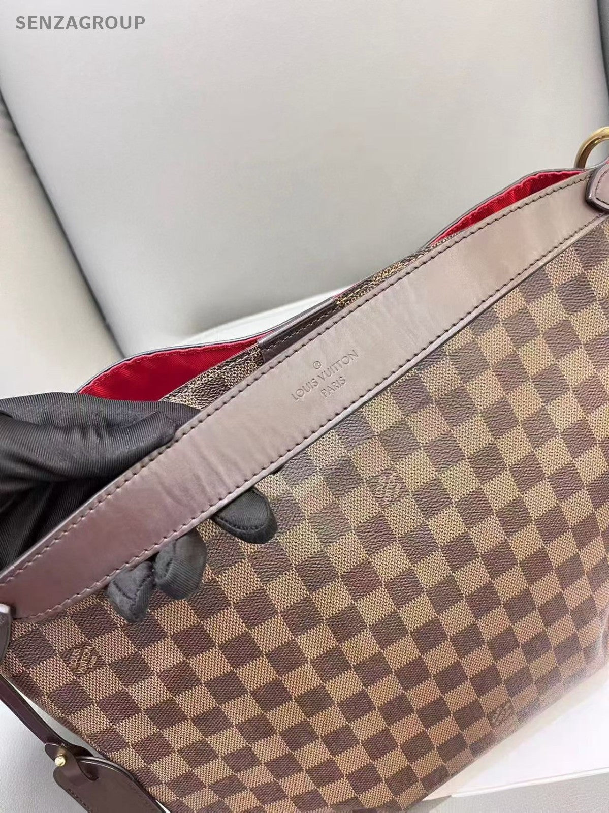 Louis Vuitton Graceful MM Damier Ebene Shoulder bag Brown Women Classic