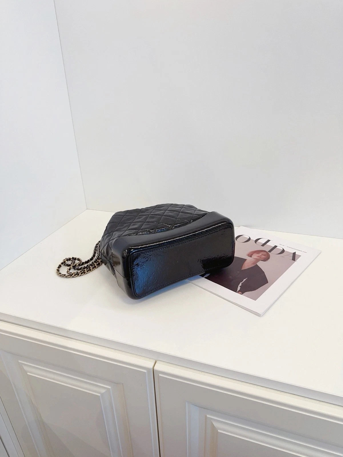 Chanel Gabrielle Medium Backpack Black Gradient Leather