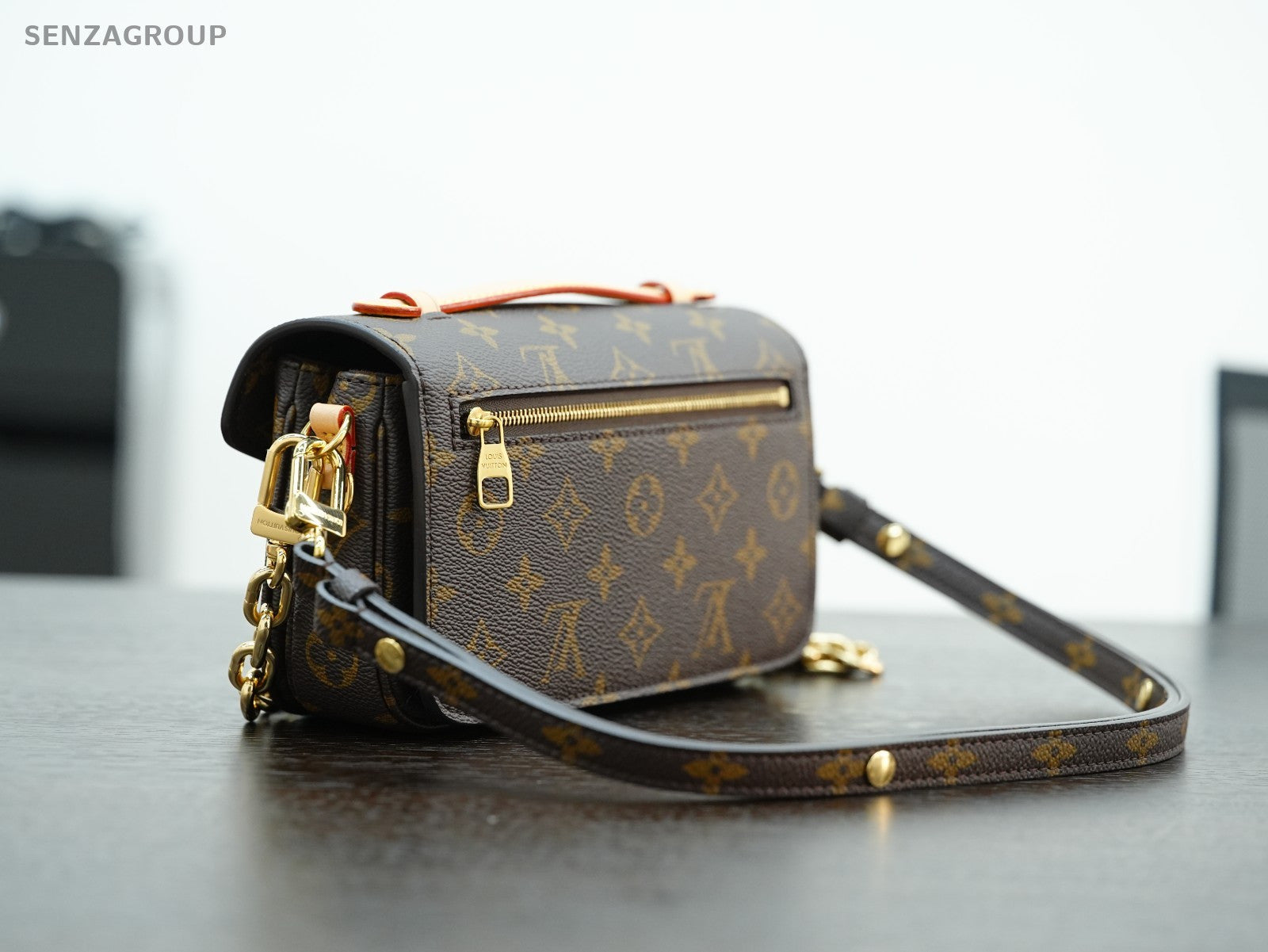 Louis Vuitton Pochette Metis East West Monogram Chain 2way Shoulder bag Women