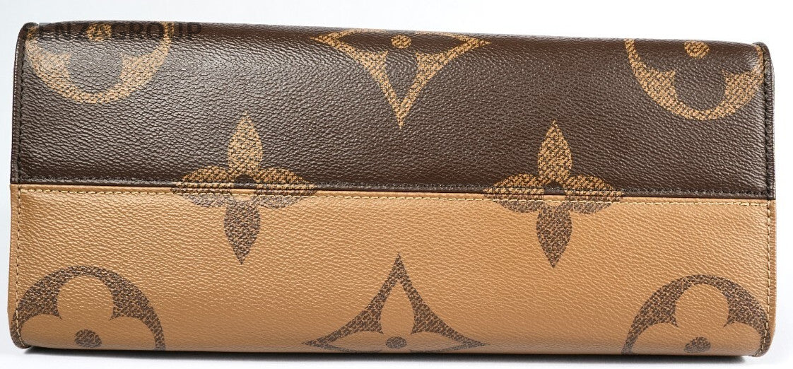 LOUIS VUITTON OnTheGo MM   Monogram Giant Hand Bag Brown M45321 Chip version