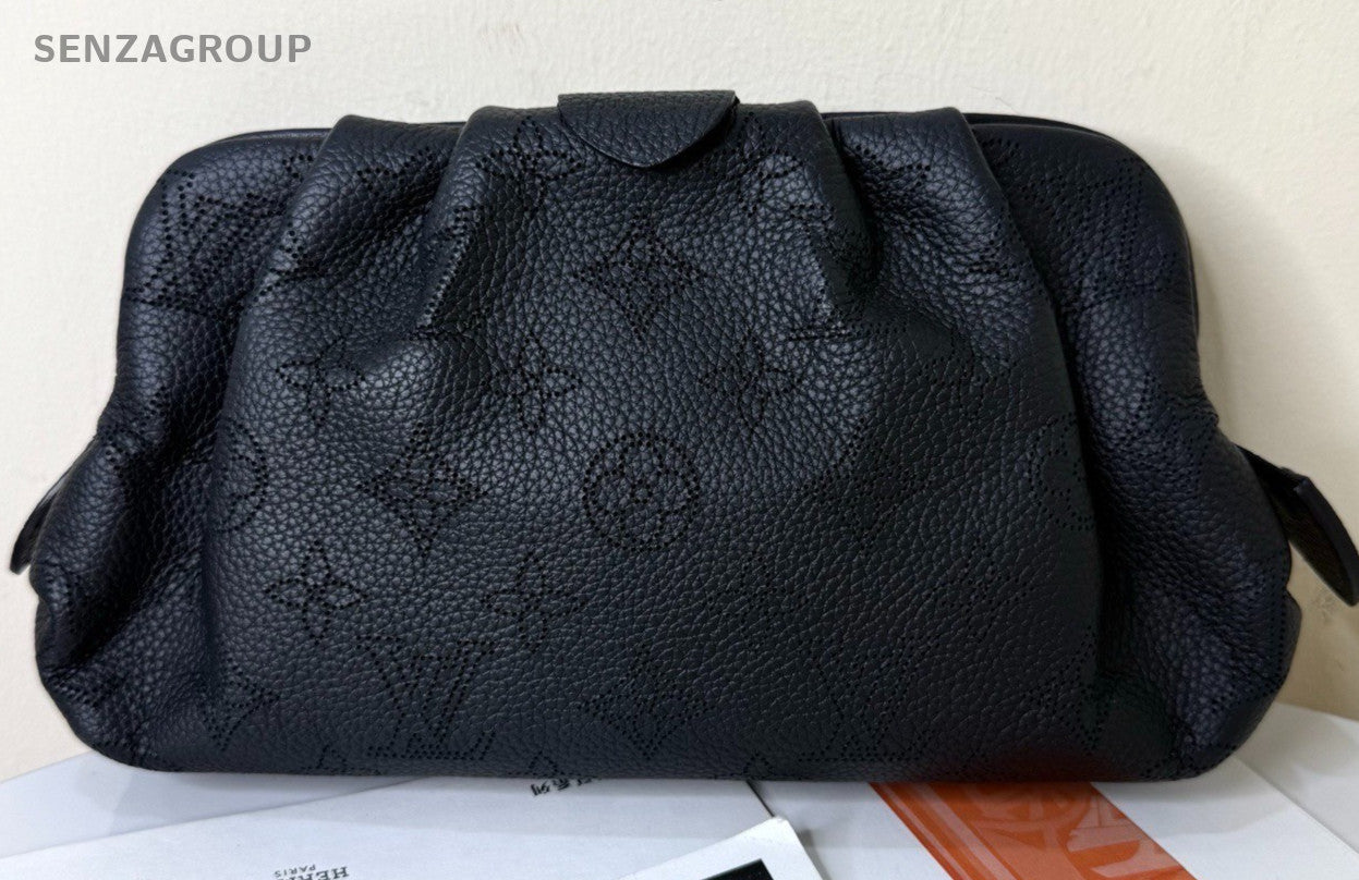 Louis Vuitton Scala Vintage Shoulder Bag Crossbody Black Silver Women Classic