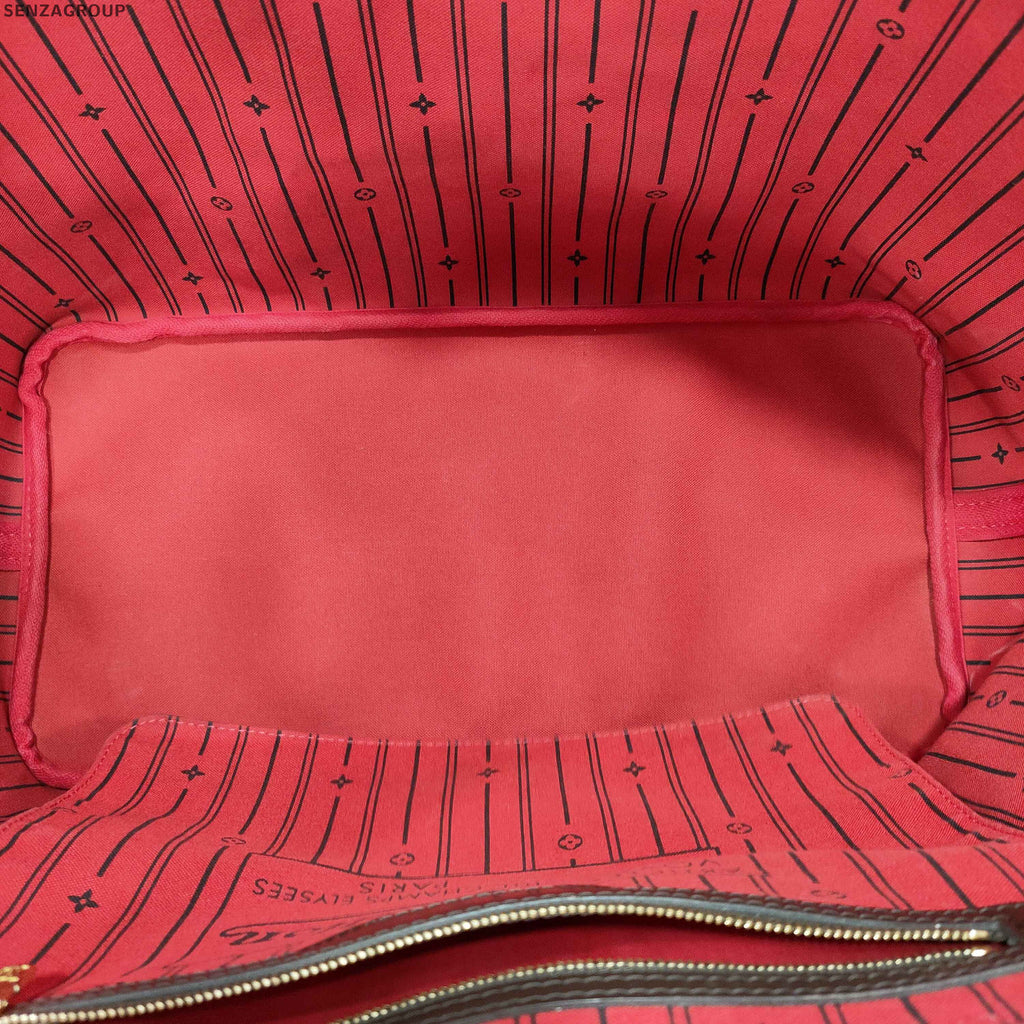 Louis Vuitton Neverfull MM Damier Ebene Tote Bag Classic Women's