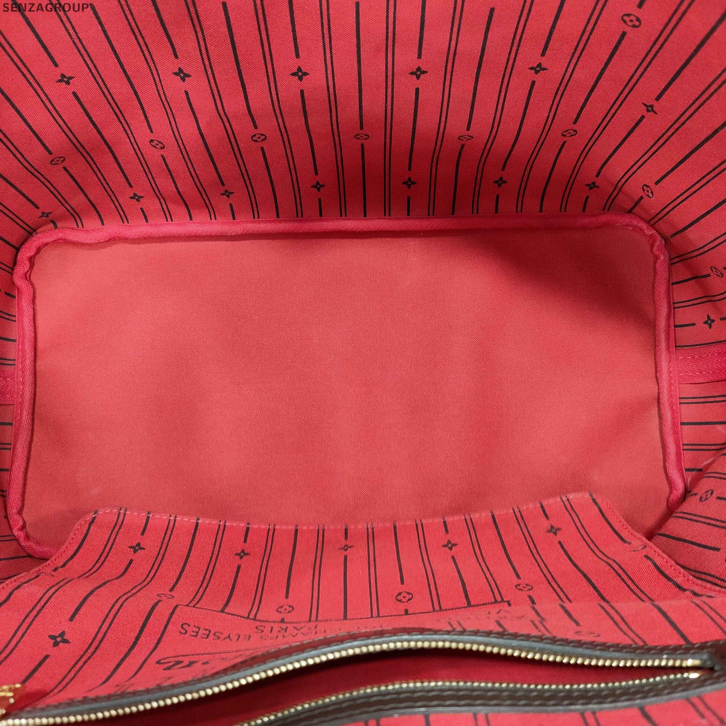 Louis Vuitton Neverfull MM Damier Ebene Tote Bag Classic Women's