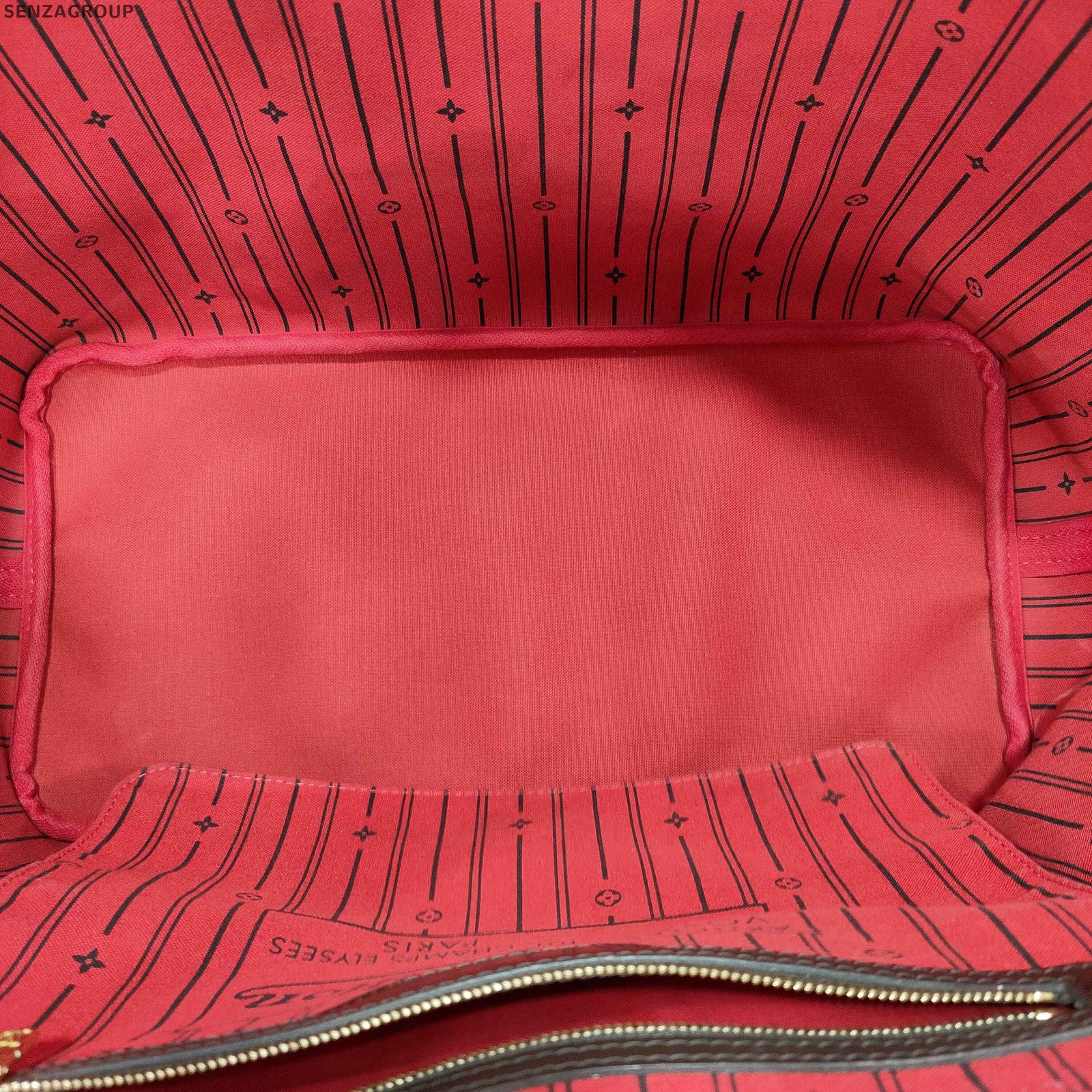 Louis Vuitton Neverfull MM Damier Ebene Tote Bag Classic Women's