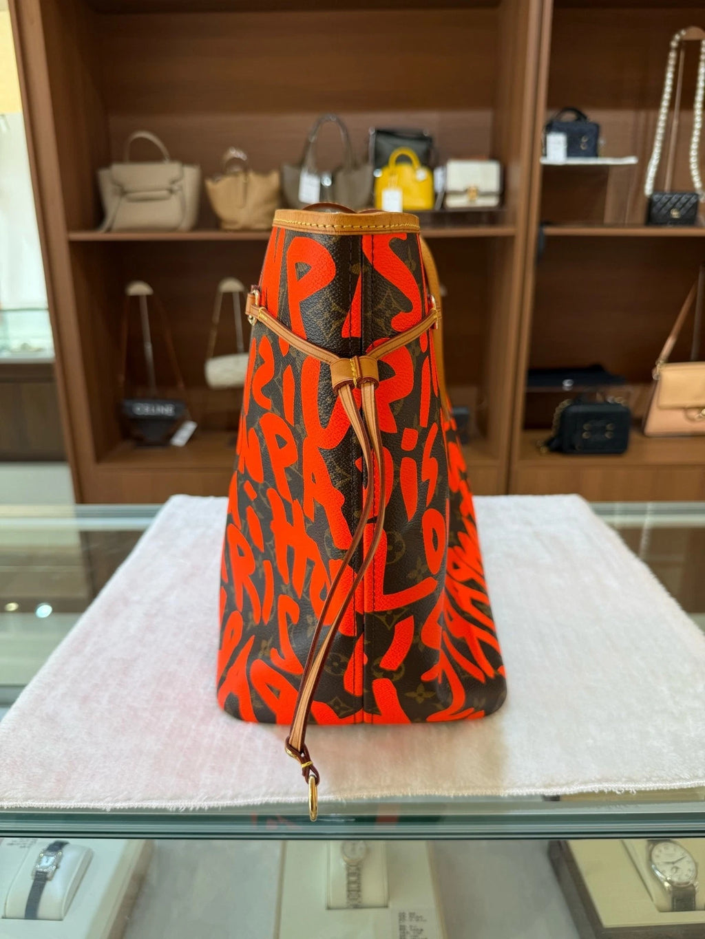 Louis Vuitton x Murakami Canvas Tote Shoulder Bag For Women