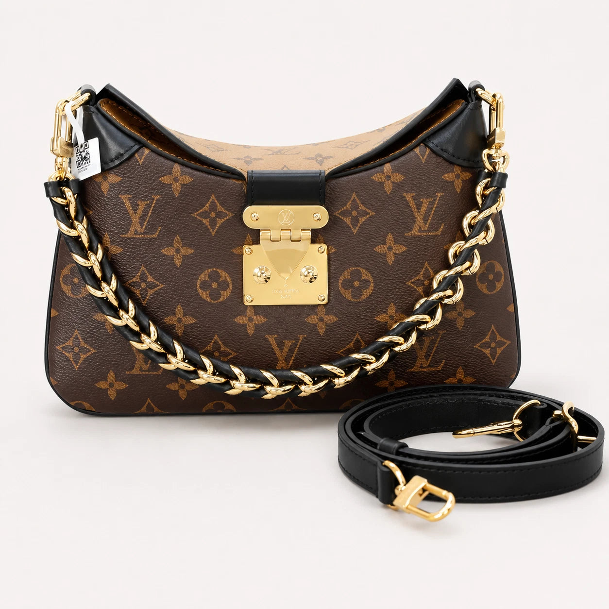 Louis Vuitton Twinny Monogram Canvas Shoulder Bag Crossbody Excellent
