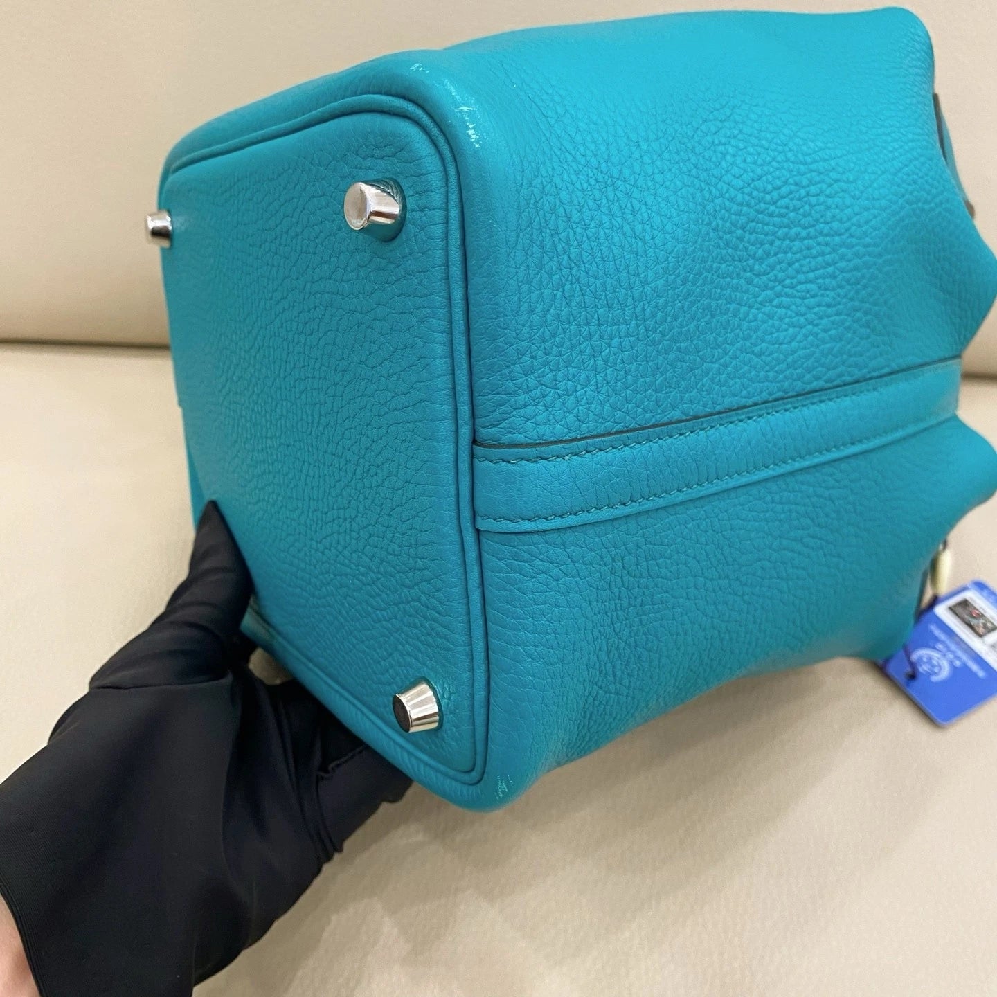 Hermes Picotin18 Green Leather Bucket Bag For Women