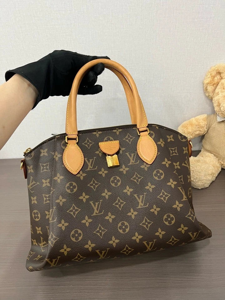 Louis Vuitton Monogram Canvas Rivoli Top Handle Bag For Women