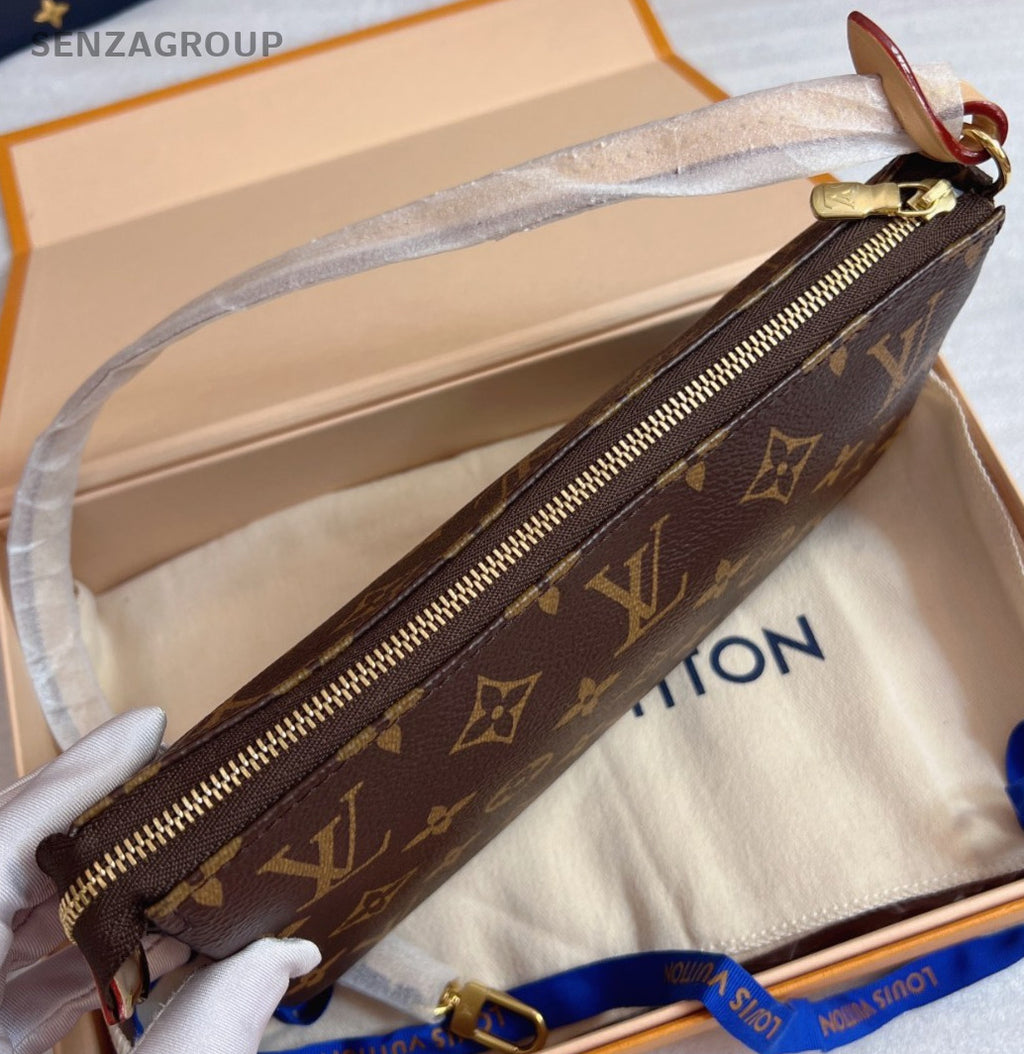 Louis Vuitton Pochette Accessories Monogram Shoulder Handbag Alomost Brand NEW