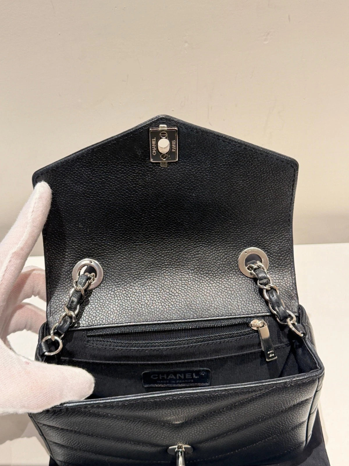 Chanel Classic Flap Big Mini Chain Shoulder Bag Crossbody Calfskin Women