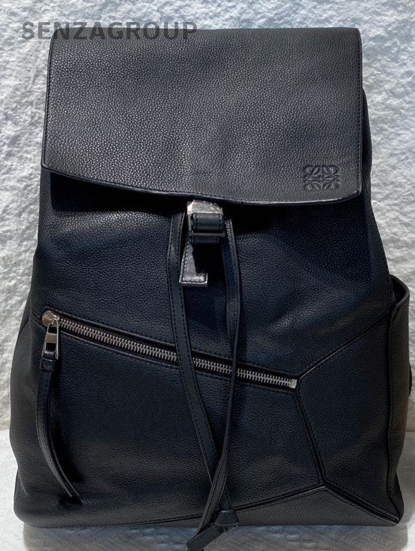 Loewe Puzzle Backpack Shoulder Bag Black Unisex Adults