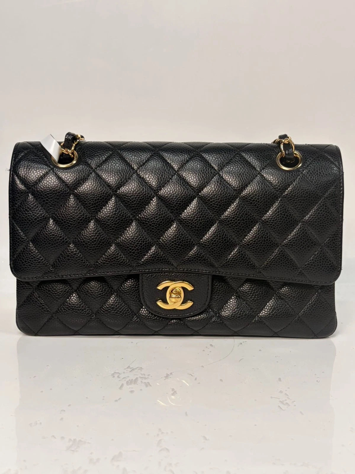 Sj0001 Chanel Cf Double Flap Golden Hardware Z Excellent