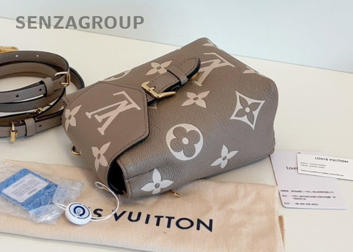 Louis Vuitton Tiny Backpack mini Elephant Grey Shoulder bag Almost BRAND NEW