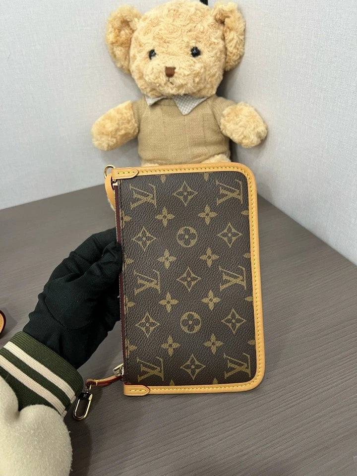 Louis Vuitton Monogram Canvas Small Carryall Tote Bag For Women